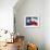 The Texas Flag-bioraven-Framed Art Print displayed on a wall