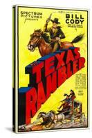 The Texas Rambler, Top Half: Bill Cody, 1935-null-Stretched Canvas