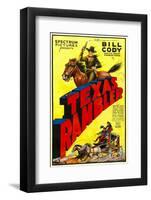 The Texas Rambler, Top Half: Bill Cody, 1935-null-Framed Photo