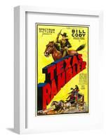 The Texas Rambler, Top Half: Bill Cody, 1935-null-Framed Photo