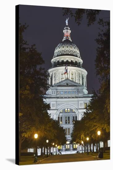 The Texas State Capitol Building in Austin, Texas.-Jon Hicks-Stretched Canvas