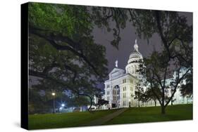 The Texas State Capitol Building in Austin, Texas.-Jon Hicks-Stretched Canvas