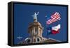 The Texas State Capitol Building in Austin, Texas.-Jon Hicks-Framed Stretched Canvas