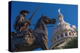 The Texas State Capitol Building in Austin, Texas.-Jon Hicks-Stretched Canvas