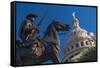 The Texas State Capitol Building in Austin, Texas.-Jon Hicks-Framed Stretched Canvas