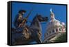 The Texas State Capitol Building in Austin, Texas.-Jon Hicks-Framed Stretched Canvas