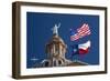 The Texas State Capitol Building in Austin, Texas.-Jon Hicks-Framed Photographic Print