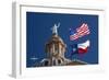 The Texas State Capitol Building in Austin, Texas.-Jon Hicks-Framed Photographic Print