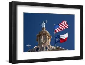 The Texas State Capitol Building in Austin, Texas.-Jon Hicks-Framed Photographic Print