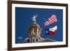 The Texas State Capitol Building in Austin, Texas.-Jon Hicks-Framed Photographic Print