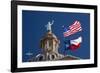 The Texas State Capitol Building in Austin, Texas.-Jon Hicks-Framed Photographic Print