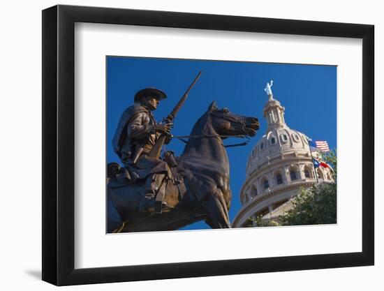 The Texas State Capitol Building in Austin, Texas.-Jon Hicks-Framed Photographic Print