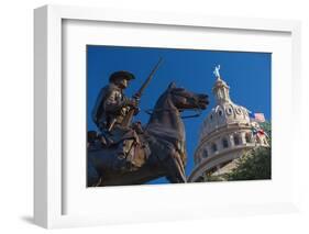 The Texas State Capitol Building in Austin, Texas.-Jon Hicks-Framed Photographic Print