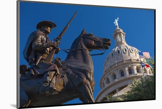 The Texas State Capitol Building in Austin, Texas.-Jon Hicks-Mounted Photographic Print