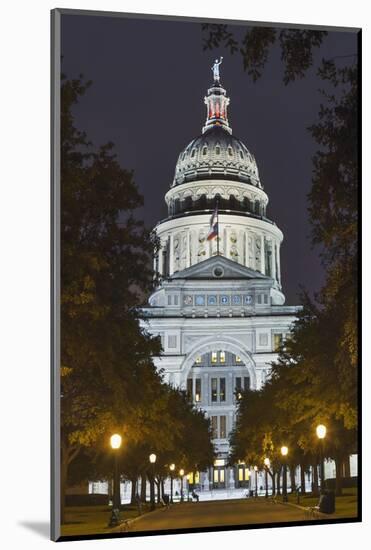 The Texas State Capitol Building in Austin, Texas.-Jon Hicks-Mounted Photographic Print