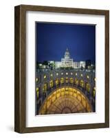 The Texas State Capitol Building in Austin, Texas.-Jon Hicks-Framed Photographic Print