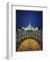 The Texas State Capitol Building in Austin, Texas.-Jon Hicks-Framed Photographic Print