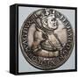 The Thaler of Stephen Báthory, King of Poland (Obvers), 1580-null-Framed Stretched Canvas