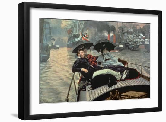 The Thames, 1876-James Tissot-Framed Giclee Print