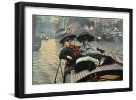 The Thames, 1876-James Tissot-Framed Giclee Print