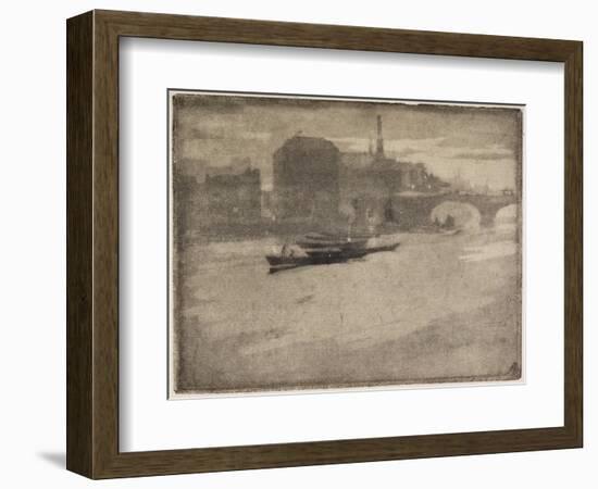 The Thames, 1894-Joseph Pennell-Framed Giclee Print