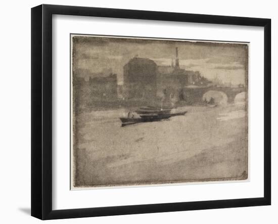 The Thames, 1894-Joseph Pennell-Framed Giclee Print