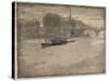 The Thames, 1894-Joseph Pennell-Stretched Canvas