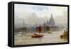 The Thames, 1902-1903-Fred Burgess-Framed Stretched Canvas