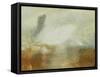 The Thames Above Waterloo Bridge-J. M. W. Turner-Framed Stretched Canvas