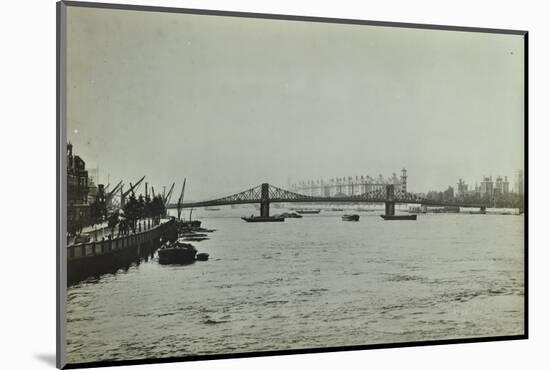 The Thames and Lambeth Bridge Looking Downstream, 1897-null-Mounted Photographic Print