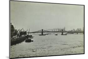 The Thames and Lambeth Bridge Looking Downstream, 1897-null-Mounted Photographic Print