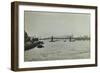 The Thames and Lambeth Bridge Looking Downstream, 1897-null-Framed Photographic Print