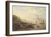 The Thames and Waterloo Bridge from Somerset House, C.1820-30-Frederick Nash-Framed Giclee Print