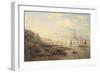 The Thames and Waterloo Bridge from Somerset House, C.1820-30-Frederick Nash-Framed Giclee Print