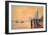 The Thames and Westminster-Claude Monet-Framed Art Print