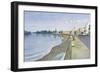 The Thames at Barnes-Isabel Hutchison-Framed Giclee Print