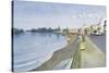 The Thames at Barnes-Isabel Hutchison-Stretched Canvas