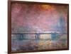 The Thames at Charing Cross, 1903-Claude Monet-Framed Giclee Print