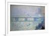 The Thames at Charing Cross Bridge, London, 1899-Claude Monet-Framed Giclee Print