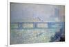 The Thames at Charing Cross Bridge, London, 1899-Claude Monet-Framed Giclee Print