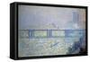 The Thames at Charing Cross Bridge, London, 1899-Claude Monet-Framed Stretched Canvas