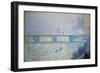 The Thames at Charing Cross Bridge, London, 1899-Claude Monet-Framed Giclee Print