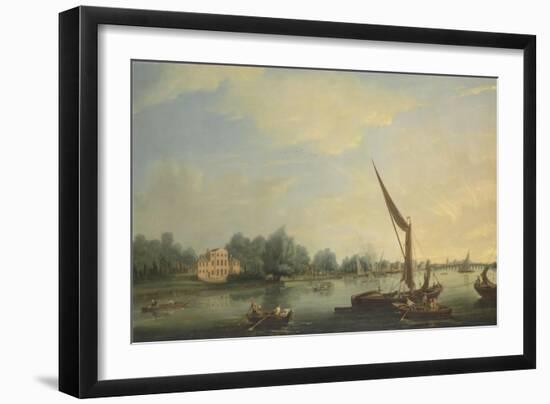 The Thames at Chelsea, 1784-Thomas Whitcombe-Framed Giclee Print