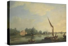 The Thames at Chelsea, 1784-Thomas Whitcombe-Stretched Canvas