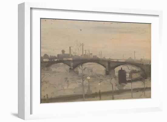 The Thames at Chelsea-William Evelyn Osbourne-Framed Giclee Print