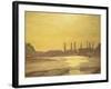 The Thames at Chelsea-Harold Gilman-Framed Giclee Print