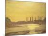 The Thames at Chelsea-Harold Gilman-Mounted Giclee Print