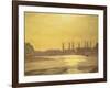 The Thames at Chelsea-Harold Gilman-Framed Giclee Print