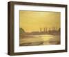 The Thames at Chelsea-Harold Gilman-Framed Premium Giclee Print