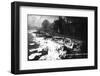 The Thames at Hammersmith in Winter, 1895-null-Framed Photographic Print